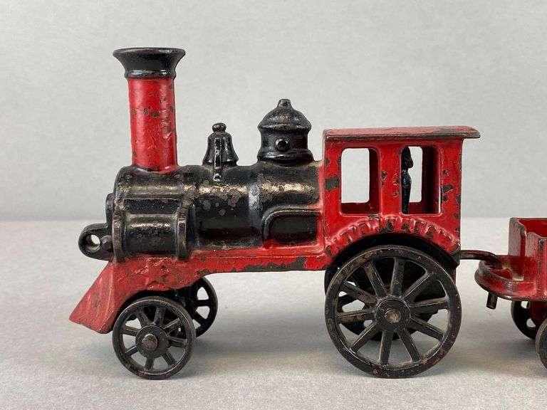 Vintage Reiss D. Cast Iron Train Set Matthew Bullock Auctioneers