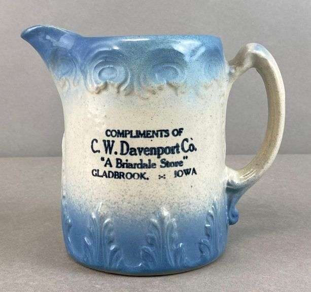 Antique Compliments of C.W. Davenport Co. A Briardale Store Gladbrook