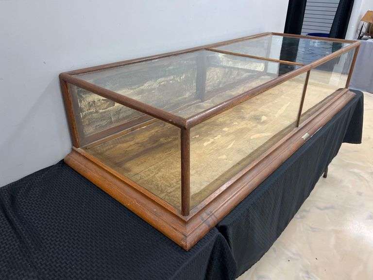 Antique Quincy Show Case Works Oak Table Top Showcase Matthew Bullock
