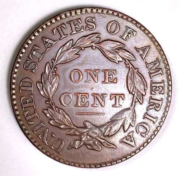 1827 Head Large Cent Matthew Bullock Auctioneers