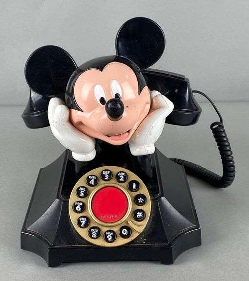 Telemania Disney Mickey Mouse Desk Phone Matthew Bullock Auctioneers