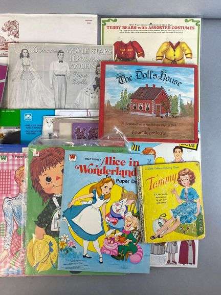 Large Group of Assorted Paper Doll Sets and More - Matthew Bullock ...