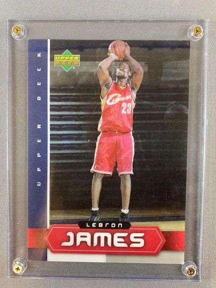 upper deck rivals lebron james rookie card