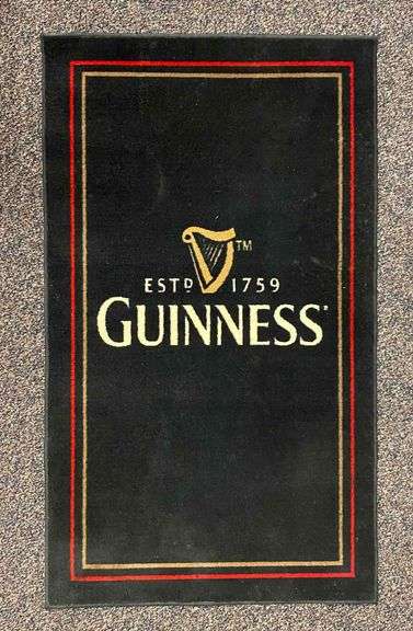Guinness Advertising Rug - Matthew Bullock Auctioneers