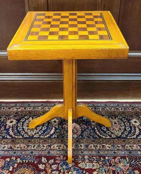 Chess/checkers table - Matthew Bullock Auctioneers