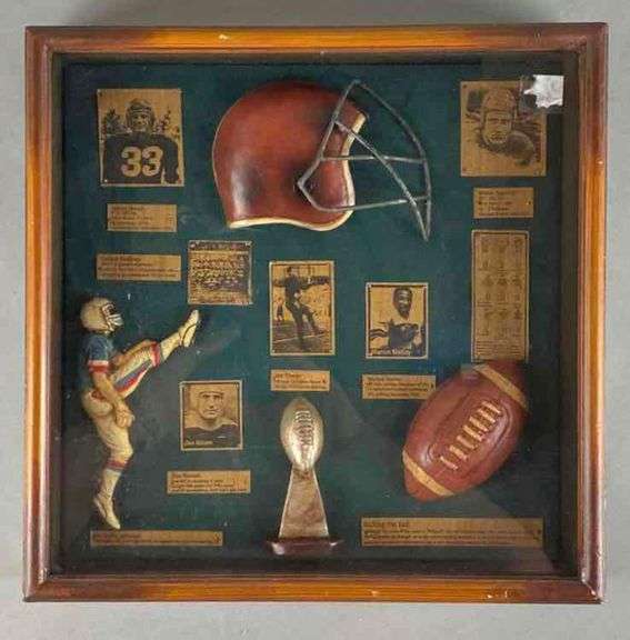 Football Shadow Box Matthew Bullock Auctioneers