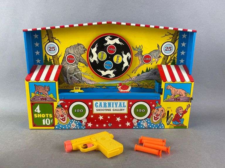 Vintage Carnival Shooting Gallery Game Matthew Bullock Auctioneers
