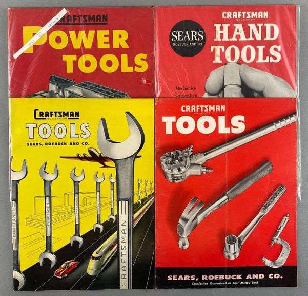 Group of 4 1950s Craftsman Tool Catalogs Matthew Bullock Auctioneers