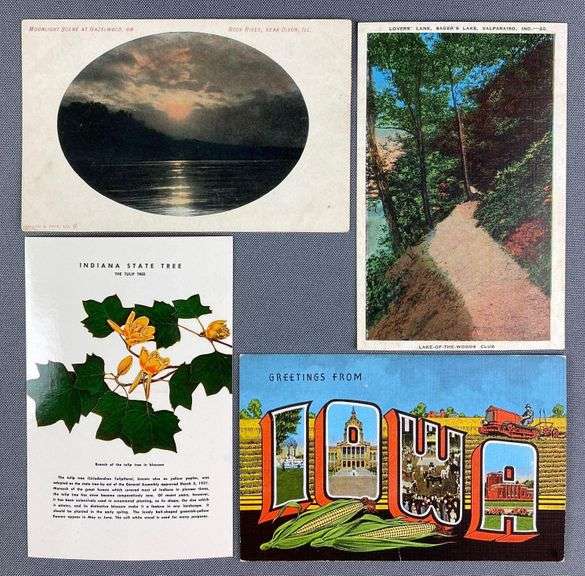 Postcards States Matthew Bullock Auctioneers