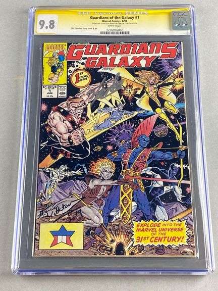 Signed CGC Graded Marvel Comics Guardians of the Galaxy No. 1 - Matthew ...