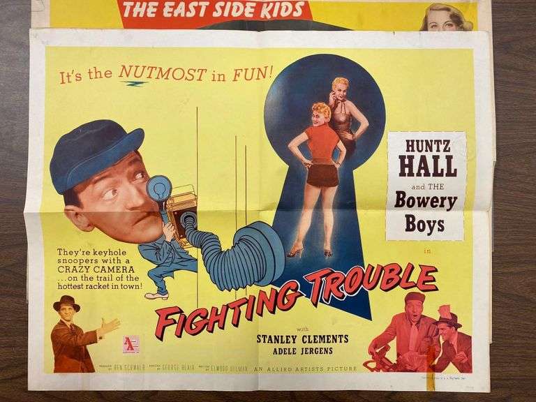 Group of 5 Bowery Boys Half Sheets Movie Posters Matthew Bullock