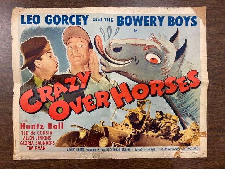 Group of 5 Bowery Boys Half Sheets Movie Posters Matthew Bullock