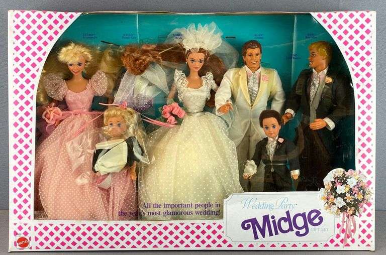 Mattel Wedding Party Midge Gift Set Matthew Bullock Auctioneers