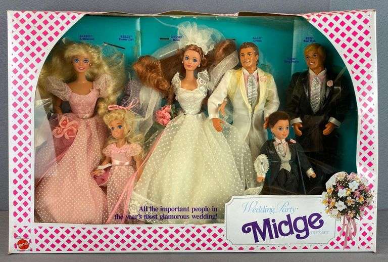 Mattel Wedding Party Midge Gift Set Matthew Bullock Auctioneers