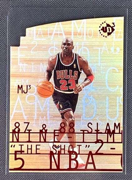 1996 97 Upper Deck UD3 Michael Jordan Die Cut Insert Matthew Bullock 