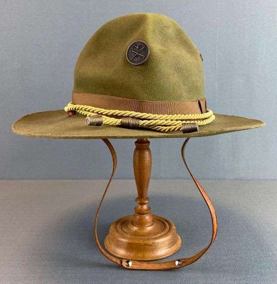 WW1 US Army Campaign Hat - Matthew Bullock Auctioneers