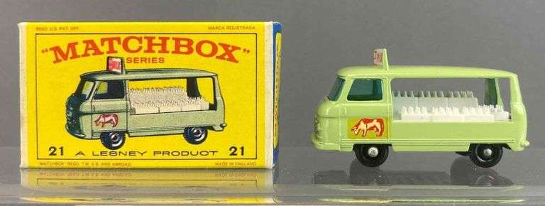 Matchbox Lesney N°21 – Milk Delivery Truck – Boîte D'origine VNMIB