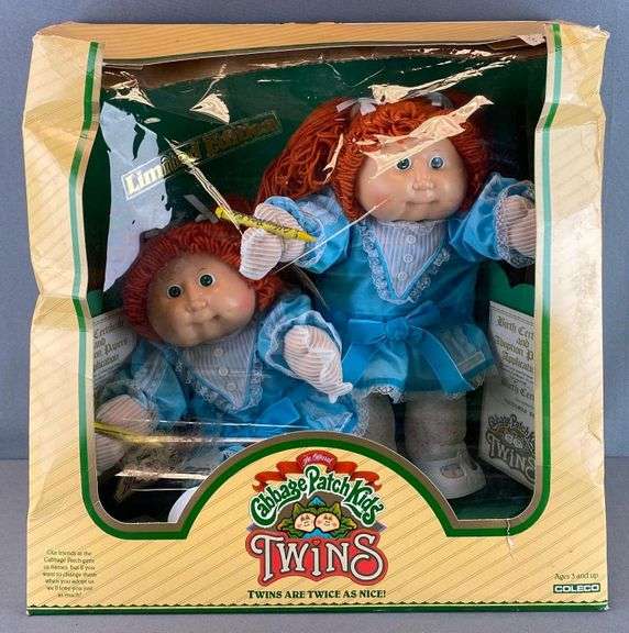 Coleco Cabbage Patch Kids Twins Doll Set Matthew Bullock Auctioneers