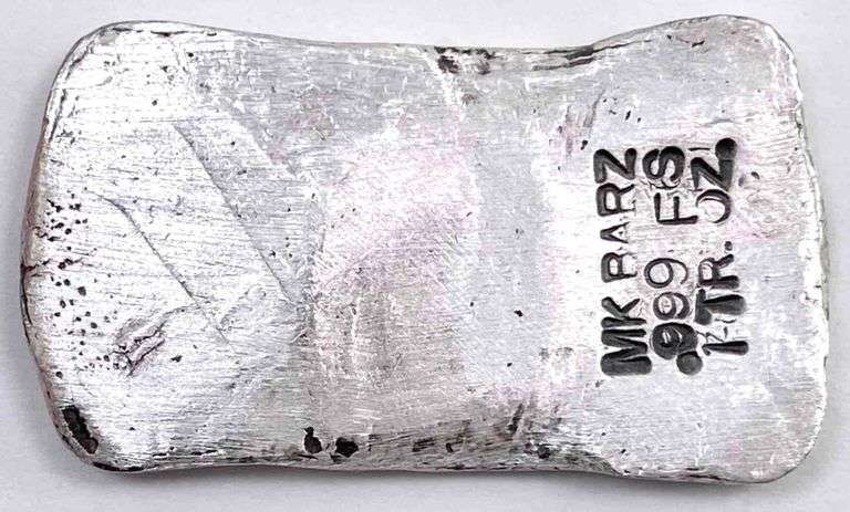 1 Troy Oz MK BarZ "SANTA!!!!!!" .999 Fine Silver HAND POURED - Foto 2