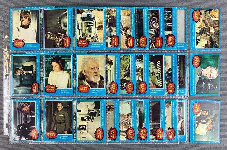 1st Series Star Wars Trading Cards Matthew Bullock Auctioneers