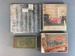 Group of 8 Wallpaper Samples and Books - Matthew Bullock Auctioneers