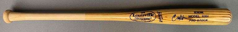 Batte en bois noir vintage Gary Sheffield véritable Louisville Slugger modèle pr