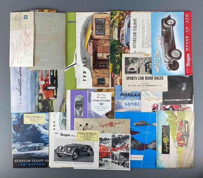 Group of Assorted Vehicle Ephemera - Matthew Bullock Auctioneers