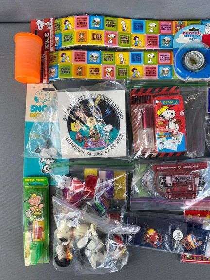 Group of 60+ Assorted Peanuts Toys and More - Matthew Bullock Auctioneers