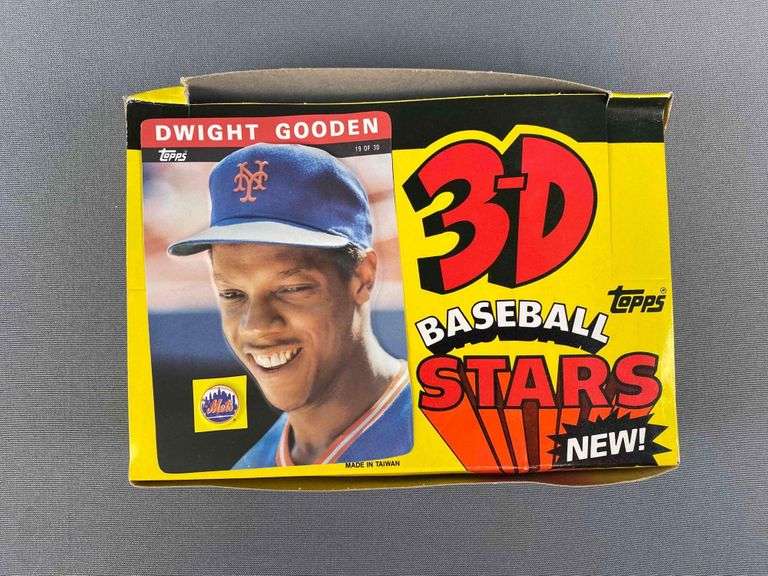 2 1986 Topps 3D Baseball Unopened Boxes Matthew Bullock Auctioneers