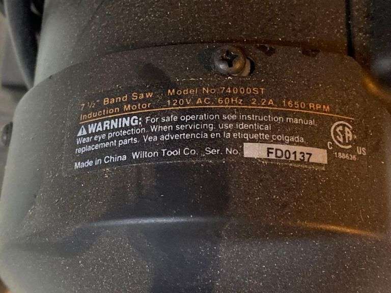 Spectra Tools Workbench Band Saw Matthew Bullock Auctioneers