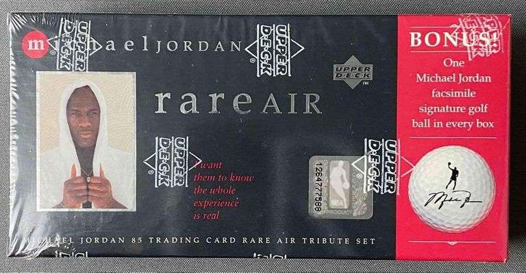 1997 upper deck michael jordan rare air
