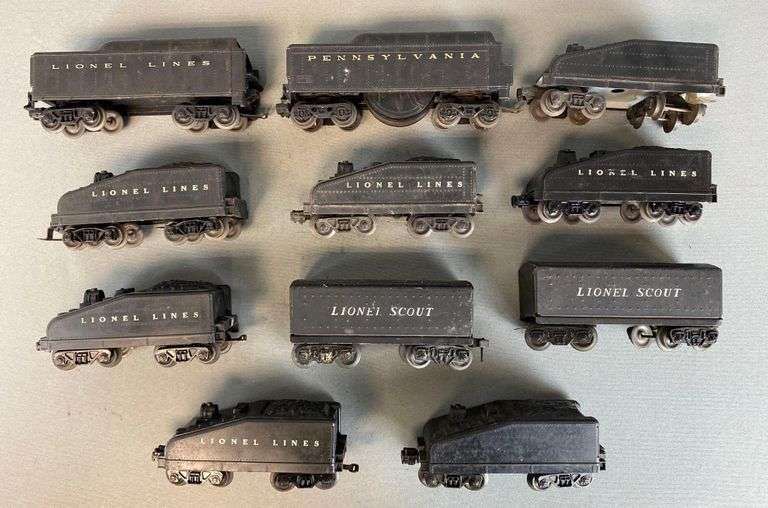 Group of 11 Lionel Lines O Scale Coal Cars Matthew Bullock Auctioneers