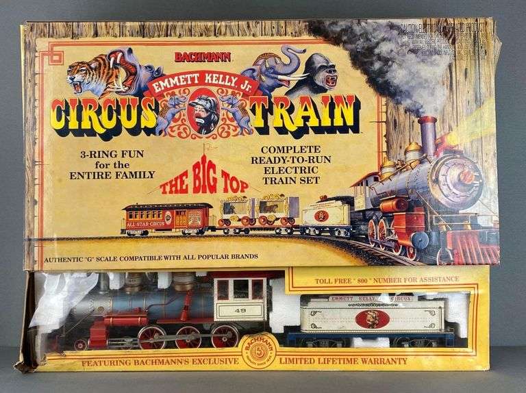Bachmann Emmet Kelly Jr. Circus Electric Train Set Matthew Bullock