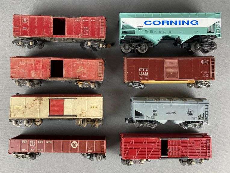 Group of 8 Assorted O Scale Train Cars Matthew Bullock Auctioneers