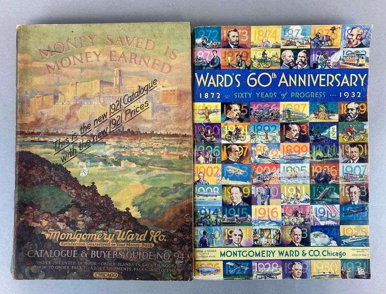 1921 & 1932 Montgomery Ward and Co. Catalogs Matthew Bullock Auctioneers