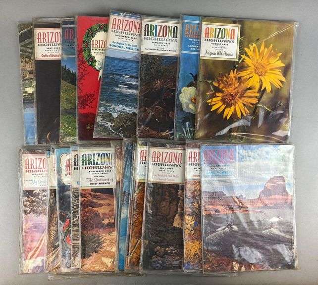 Group of 15+ Arizona Highway Magazines Matthew Bullock Auctioneers