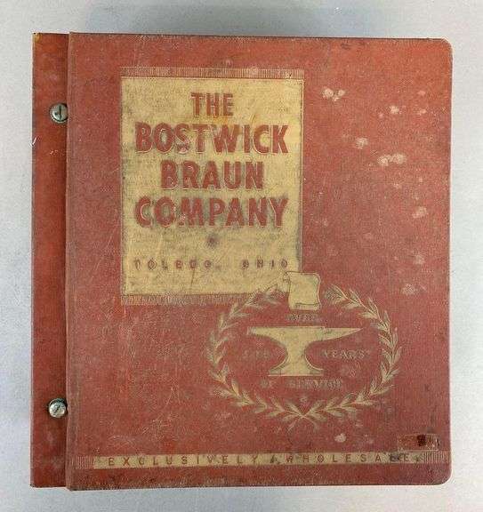 The Bostwick Braun Company Wholesale Catalog Matthew Bullock Auctioneers