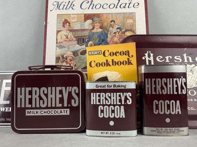 Group of 7 Hersheys Advertising Merchandise Matthew Bullock Auctioneers