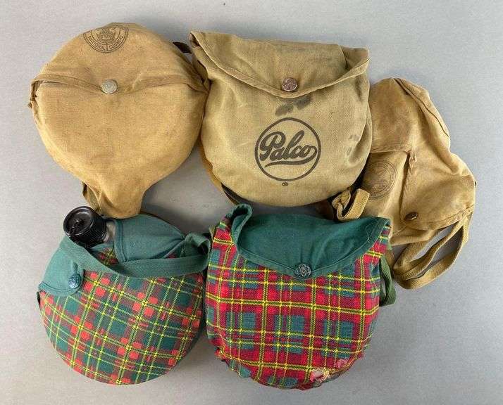 Group of 4 Assorted Boy Scout Mess Kits and Canteens Matthew Bullock Auctioneers