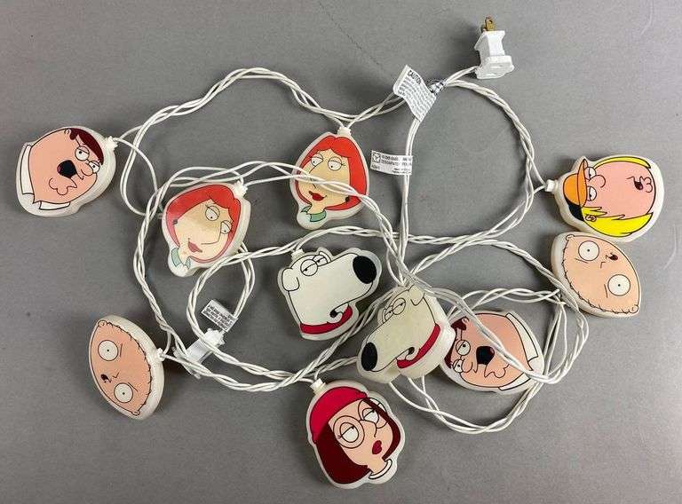 Family Guy Hanging String Lights Matthew Bullock Auctioneers