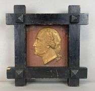 Redware George Washington Stone Tile