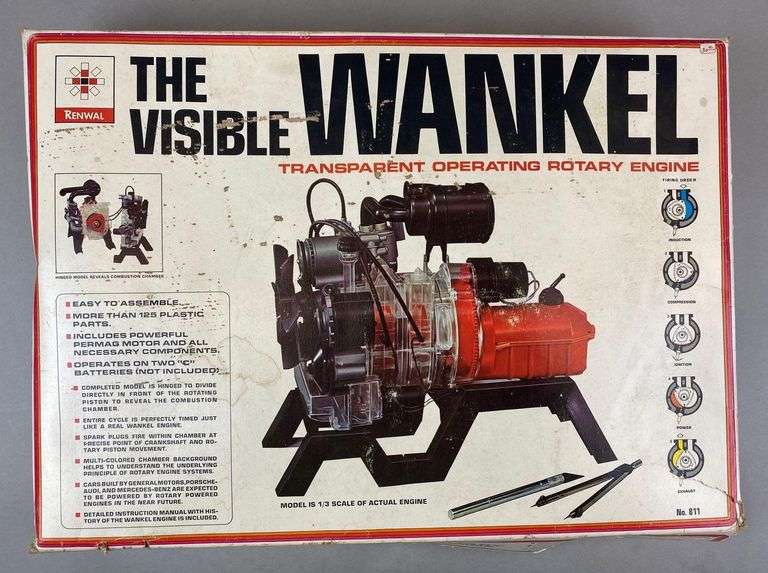 Renwal The Visible Wankel Transparent Operating Rotary Engine Scale