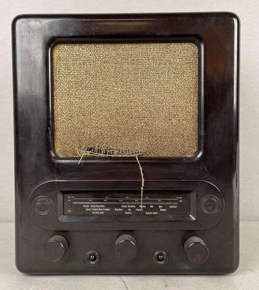 WW2 Era German Peoples Minerva Radio Matthew Bullock Auctioneers