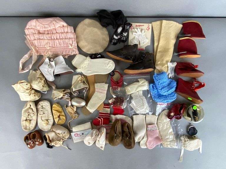 Group of 30+ Assorted Vintage Doll Accessories Matthew Bullock