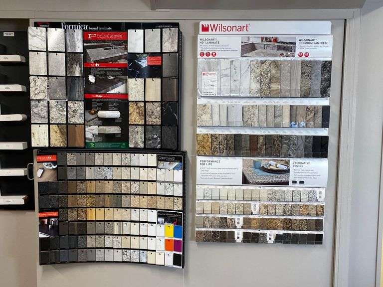 Group of 4 Laminate and Counter Sample Tile Displays - Matthew Bullock ...