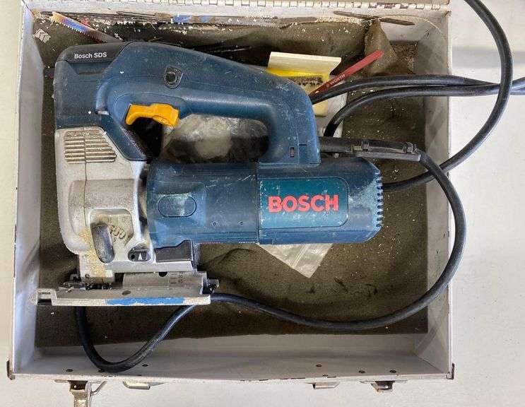 Bosch SDS Electric Jig Saw with Case Matthew Bullock Auctioneers