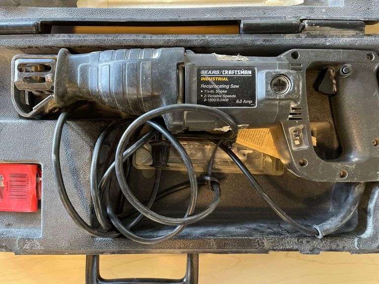 Sears Craftsman Industrial Reciprocating Saw with Case Matthew
