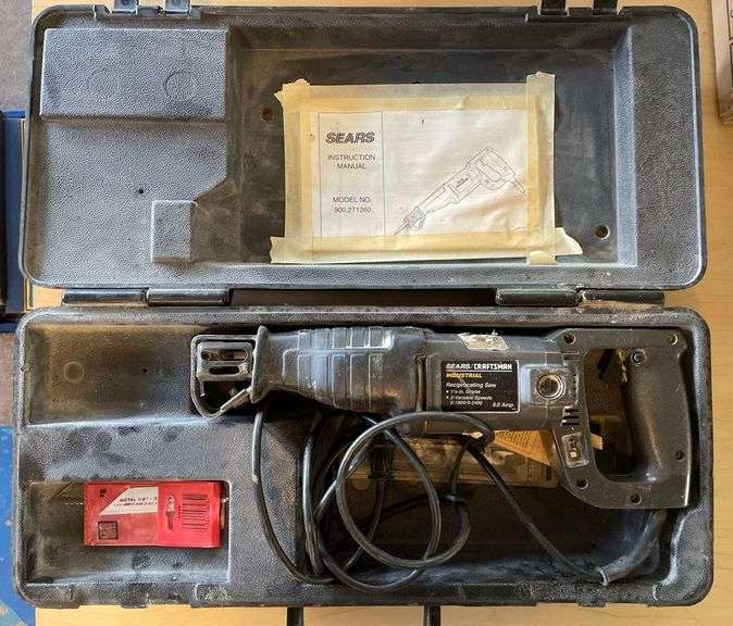 Sears Craftsman Industrial Reciprocating Saw with Case Matthew