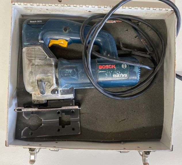 Bosch 1587VS Electric Jig Saw with Case Matthew Bullock Auctioneers