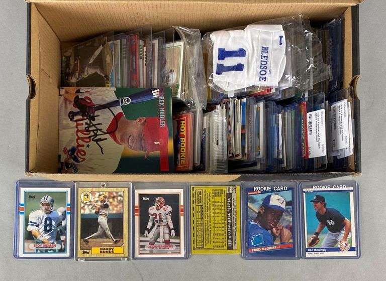 500+ Baseball and Football Cards with HOFs Stars and Rookies Matthew